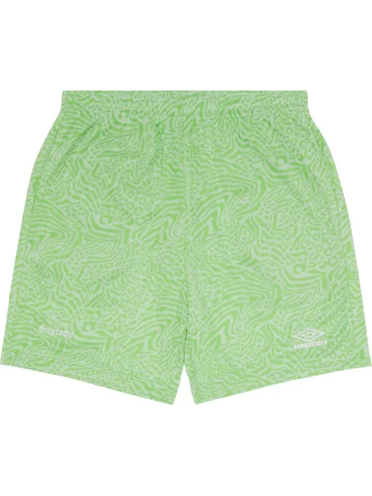 Шорты Supreme x Umbro Jacquard Animal Print Soccer Short 'White' — изображение 1 из 3, белый