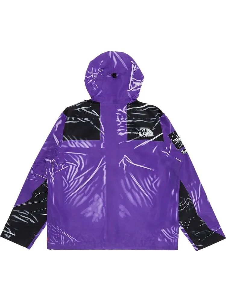 Куртка Supreme x The North Face Printed Taped Seam Shell Jacket 'Purple' — изображение 2 из 3, фиолетовый