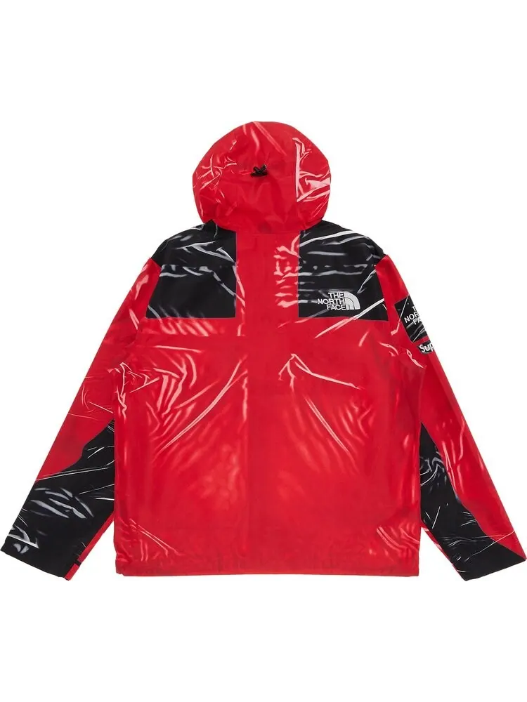 Куртка Supreme x The North Face Printed Taped Seam Shell Jacket 'Red' — изображение 2 из 3, красный