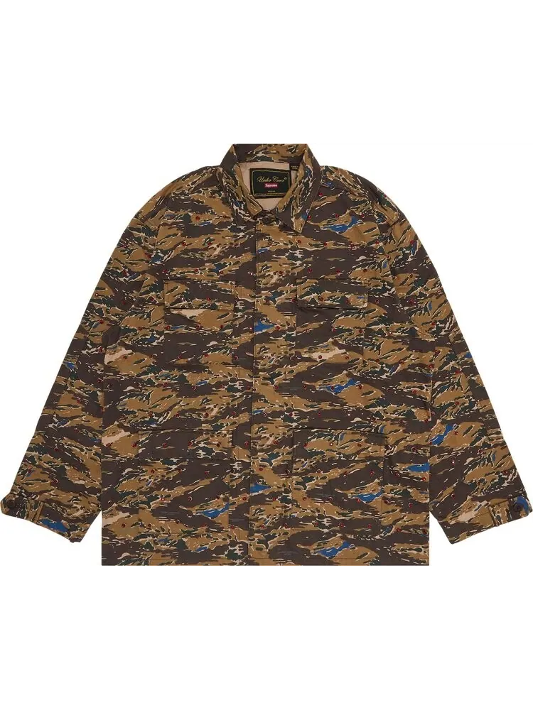 Куртка Supreme x UNDERCOVER Studded BDU Jacket Brown — изображение 1 из 3, коричневый