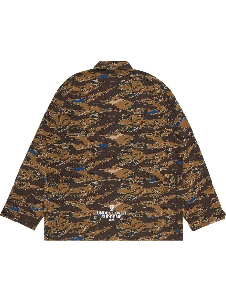 Куртка Supreme x UNDERCOVER Studded BDU Jacket Brown — изображение 2 из 3, коричневый