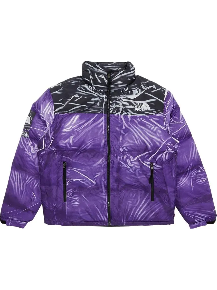 Куртка Supreme x The North Face Printed Nuptse Jacket 'Purple' — изображение 1 из 3, фиолетовый