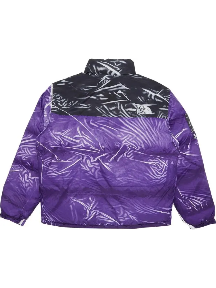 Куртка Supreme x The North Face Printed Nuptse Jacket 'Purple' — изображение 2 из 3, фиолетовый