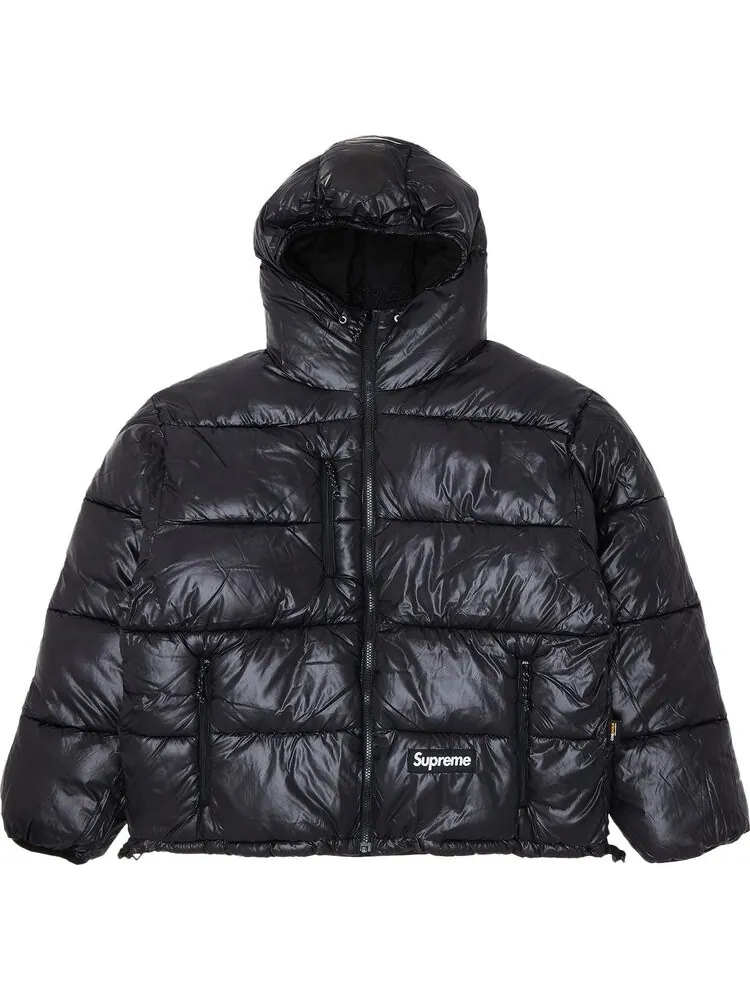Пуховик Supreme Madras Reversible WINDSTOPPER Puffer Jacket 'Black' — изображение 3 из 5, черный