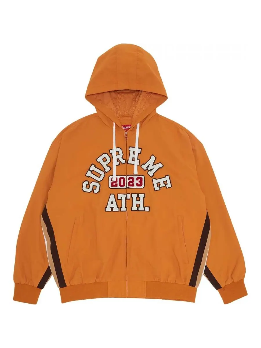 Худи Supreme Applique Track Jacket — изображение 1 из 3, оранжевый