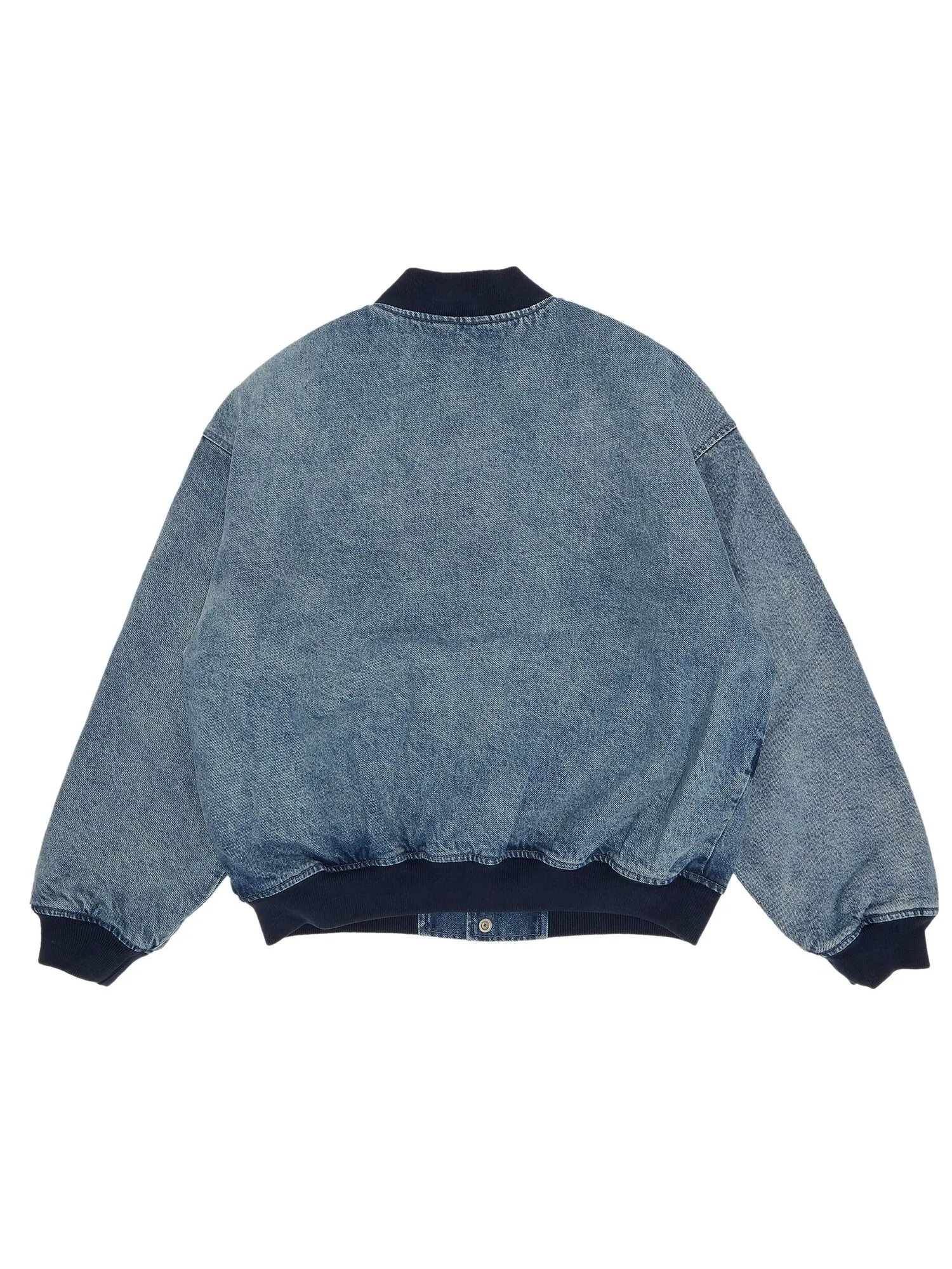 Университетская джинсовая куртка Supreme Washed Knockout — изображение 2 из 3, синий