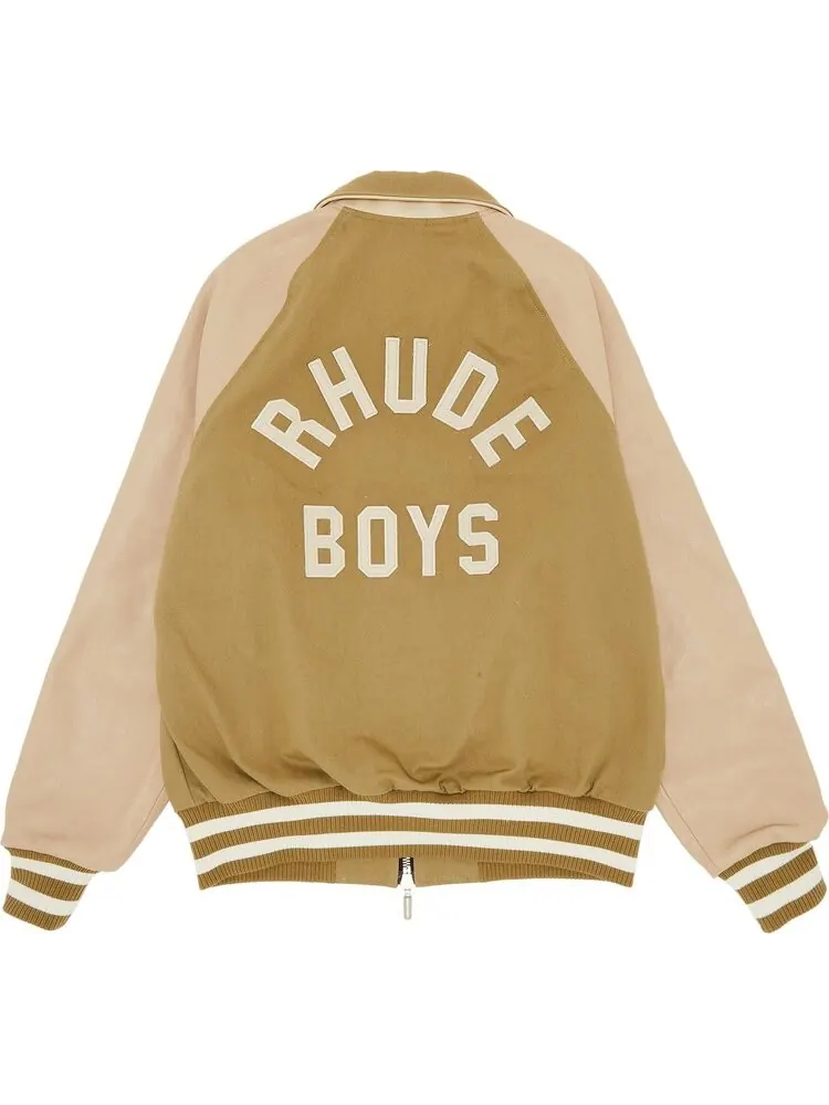 Бомбер Rhude Twill Boys Bomber 'Beige' — изображение 2 из 3, коричневый
