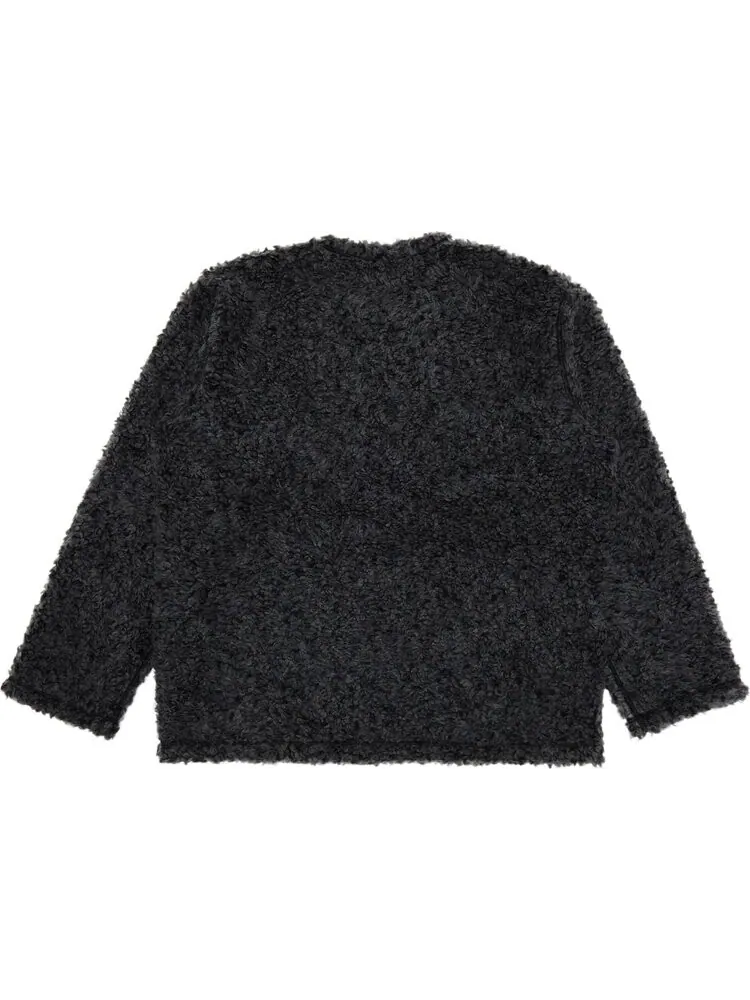 Лонгслив Supreme x The North Face High Pile Fleece Long-Sleeve Top 'Black' — изображение 2 из 3, черный