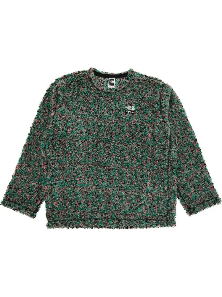 Лонгслив Supreme x The North Face High Pile Fleece Long-Sleeve Top 'Multicolor' — изображение 1 из 3, мульти