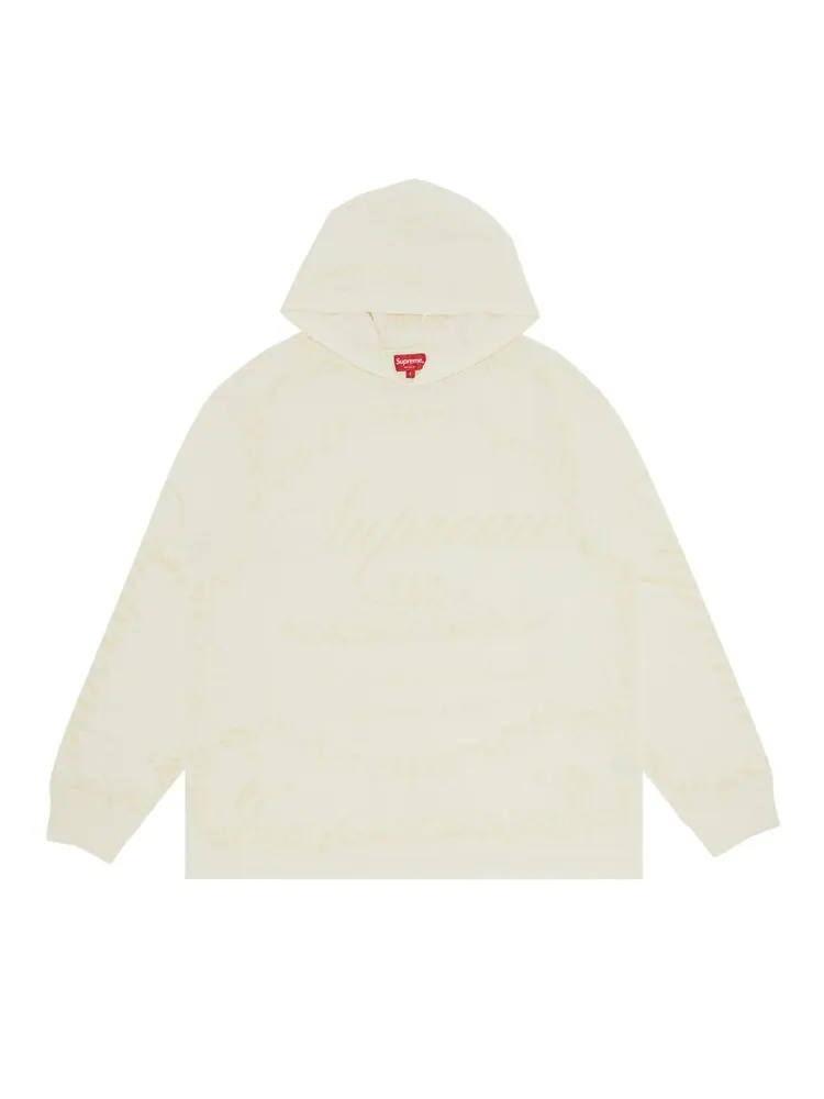 Лонгслив Supreme Celebr Hooded Long-Sleeve Top 'White' — изображение 1 из 3, белый