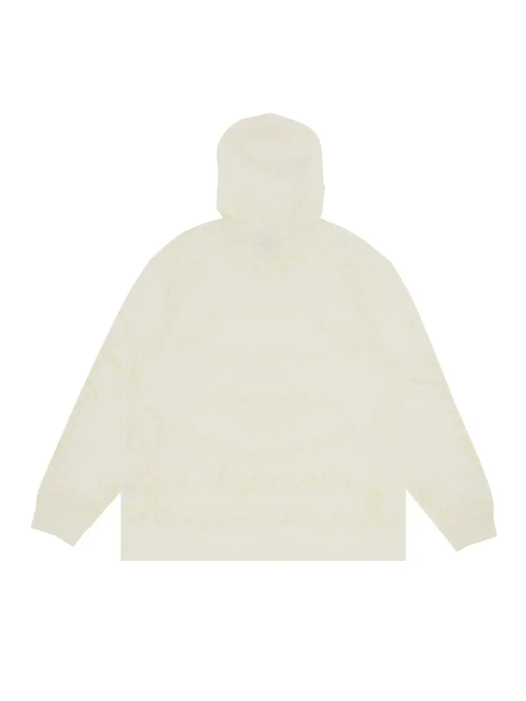 Лонгслив Supreme Celebr Hooded Long-Sleeve Top 'White' — изображение 2 из 3, белый