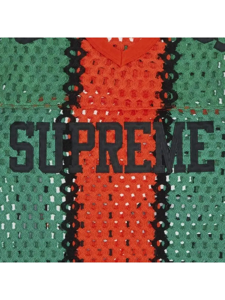Футболка Supreme Crochet Football — изображение 3 из 3, оранжевый