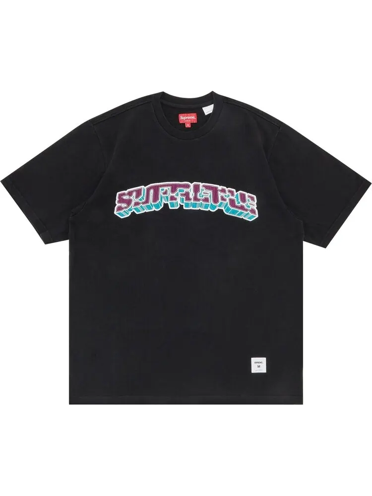 Футболка Supreme Block Arc Short-Sleeve Top 'Black' — изображение 1 из 2, черный