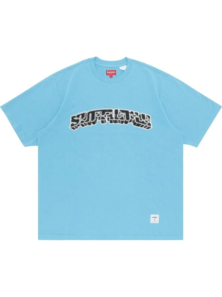 Футболка Supreme Block Arc Short-Sleeve Top 'Bright Blue' — изображение 1 из 2, синий