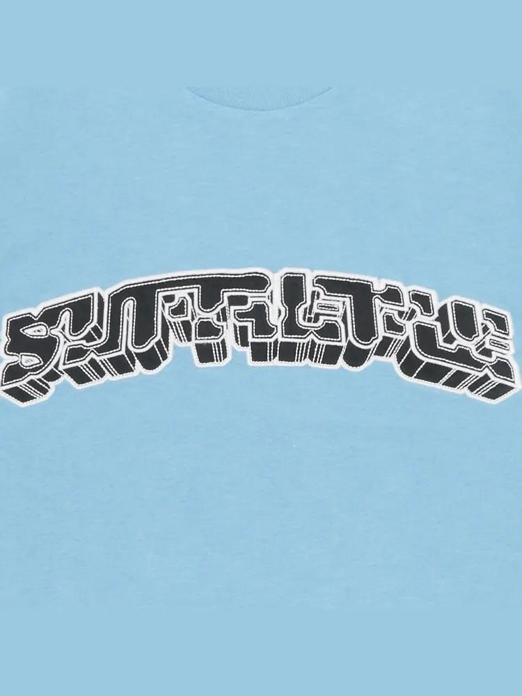 Футболка Supreme Block Arc Short-Sleeve Top 'Bright Blue' — изображение 2 из 2, синий