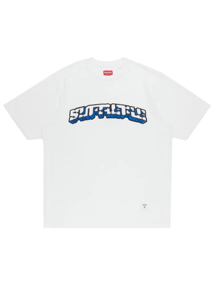 Футболка Supreme Block Arc Short-Sleeve Top 'White' — изображение 1 из 2, белый