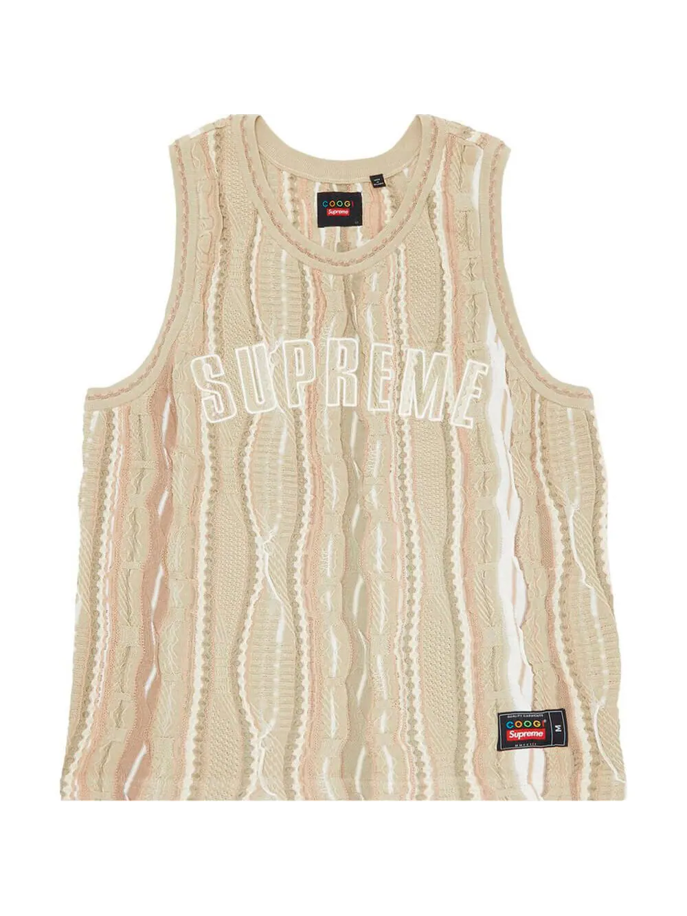 Майка Supreme x Coogi Basketball — изображение 1 из 1, бежевый