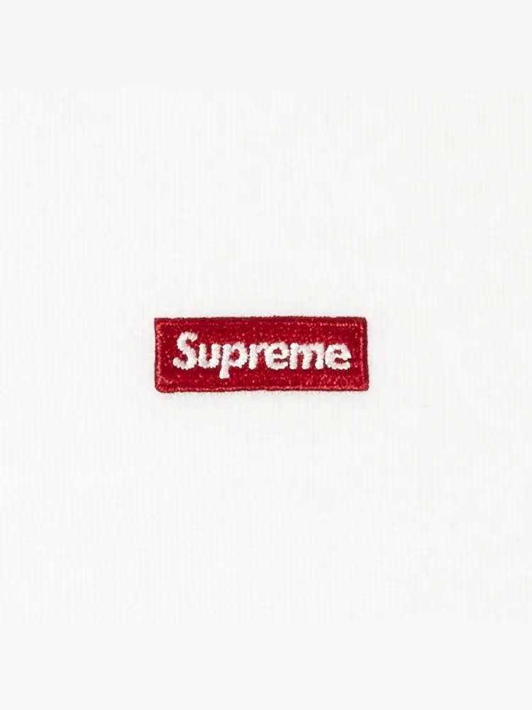 Лонгслив Supreme Small Box Long-Sleeve Tee 'White' — изображение 2 из 2, белый
