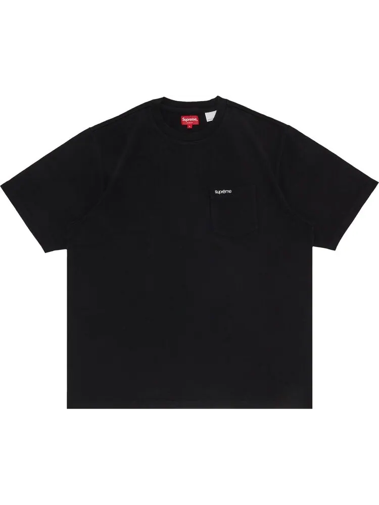 Футболка Supreme Short-Sleeve Pocket Tee 'Black' — изображение 1 из 2, черный