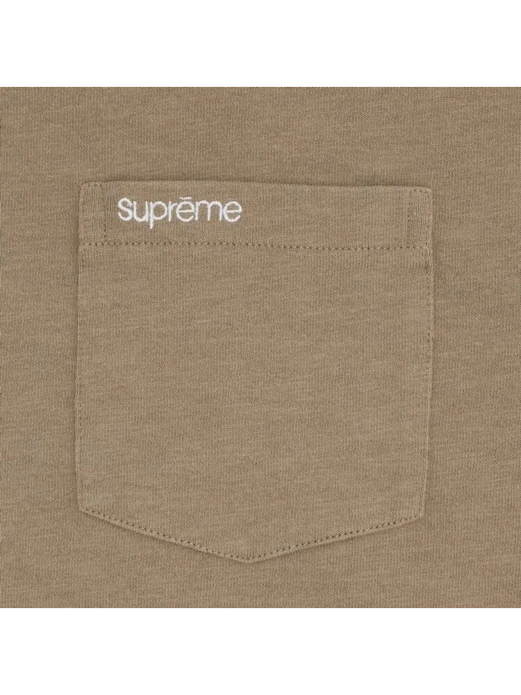 Футболка Supreme Short-Sleeve Pocket Tee 'Taupe' — изображение 2 из 2, загар