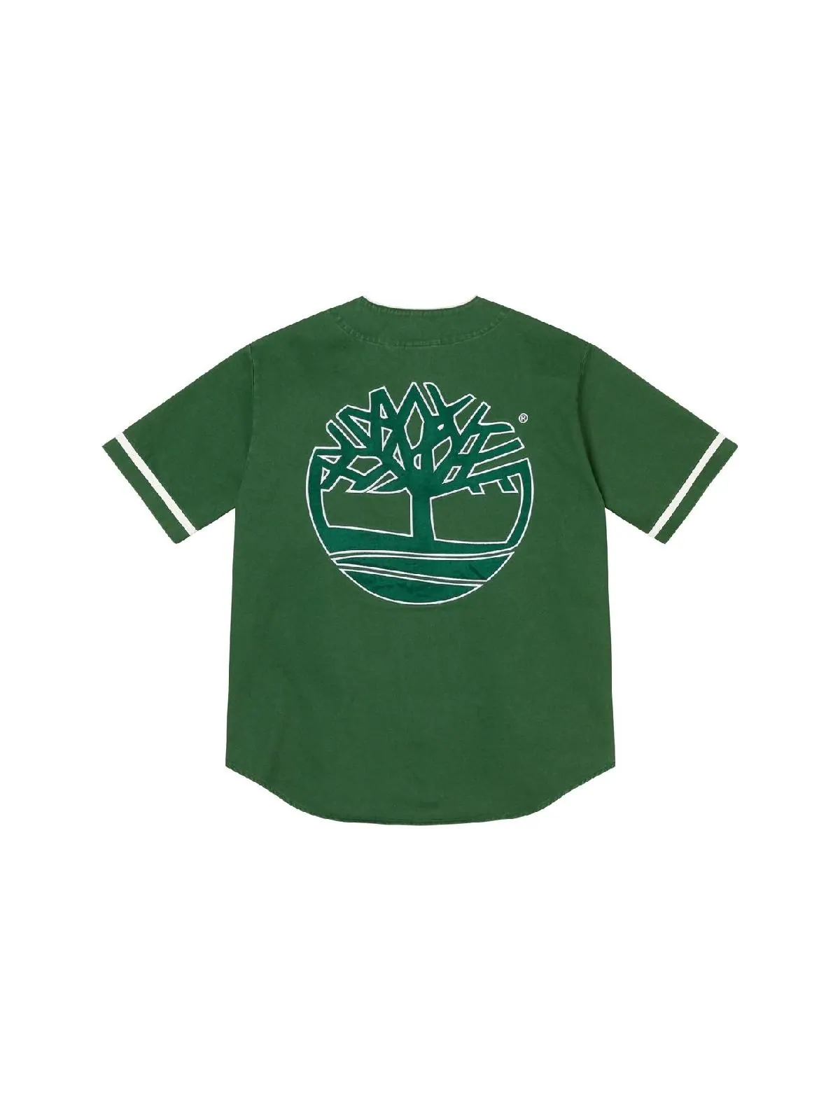 Футболка Supreme x Timberland Baseball Jersey — изображение 2 из 2, зеленый