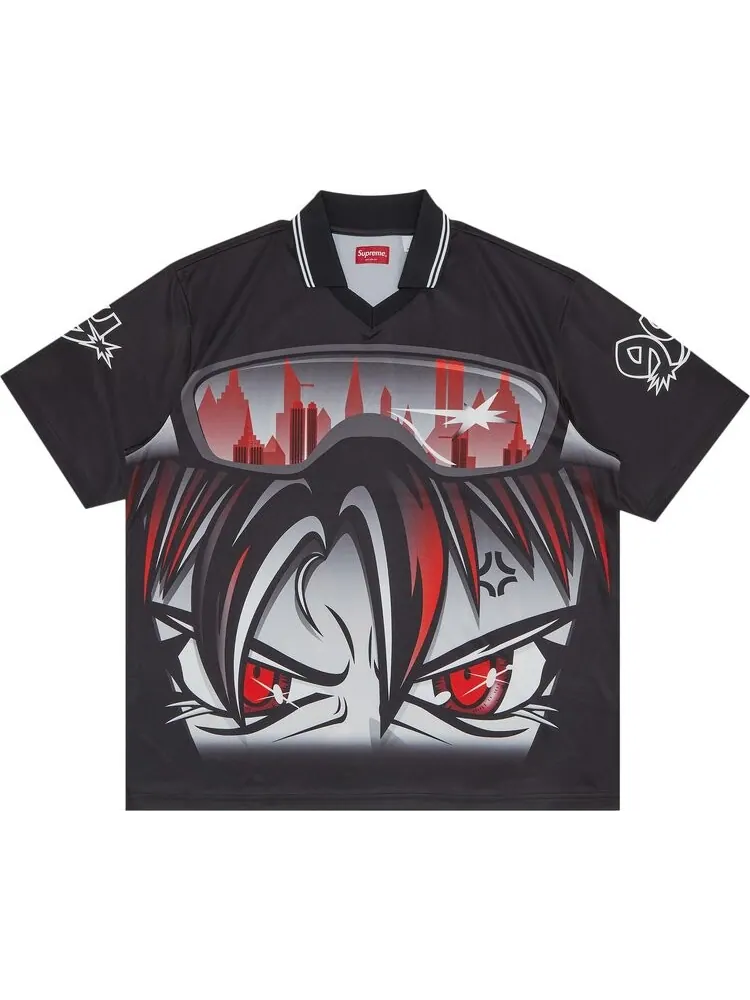 Футболка Supreme Character Soccer Jersey 'Black' — изображение 1 из 3, черный