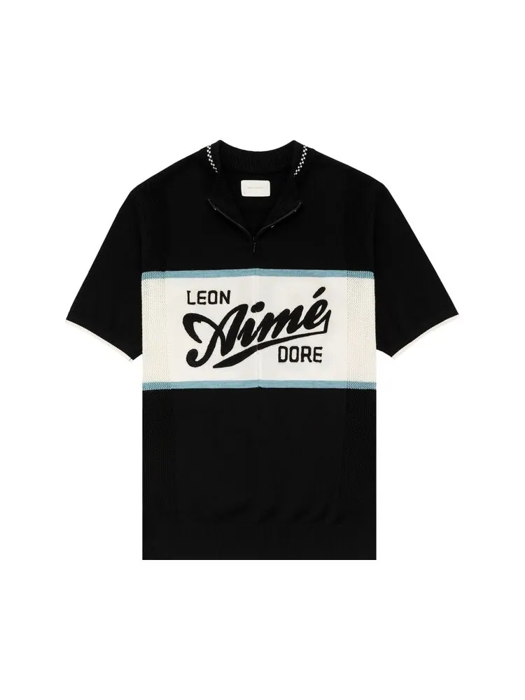 Джерси Aimé Leon Dore Knit Cycling 'Jet Black' — изображение 1 из 1, черный