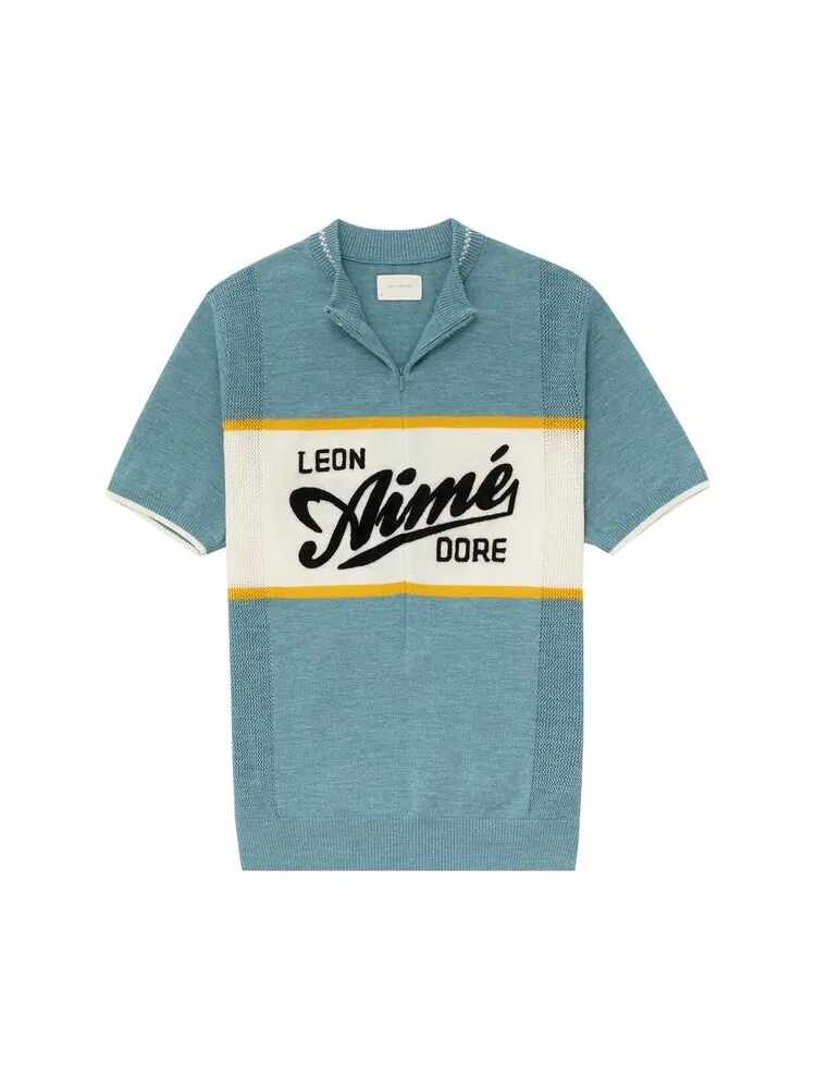 Джерси Aimé Leon Dore Knit Cycling 'Tourmaline' — изображение 1 из 1, синий