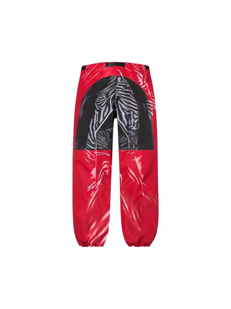 Брюки Supreme x The North Face Printed Mountain Pant — изображение 2 из 2, красный