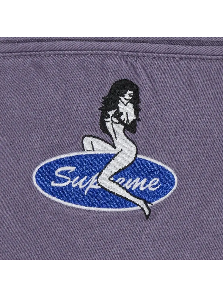 Брюки Supreme Chino Pant 'Dusty Purple' — изображение 3 из 3, фиолетовый