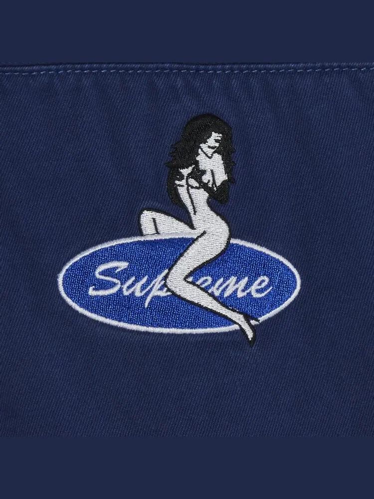 Брюки Supreme Chino Pant 'Light Navy' — изображение 3 из 3, синий