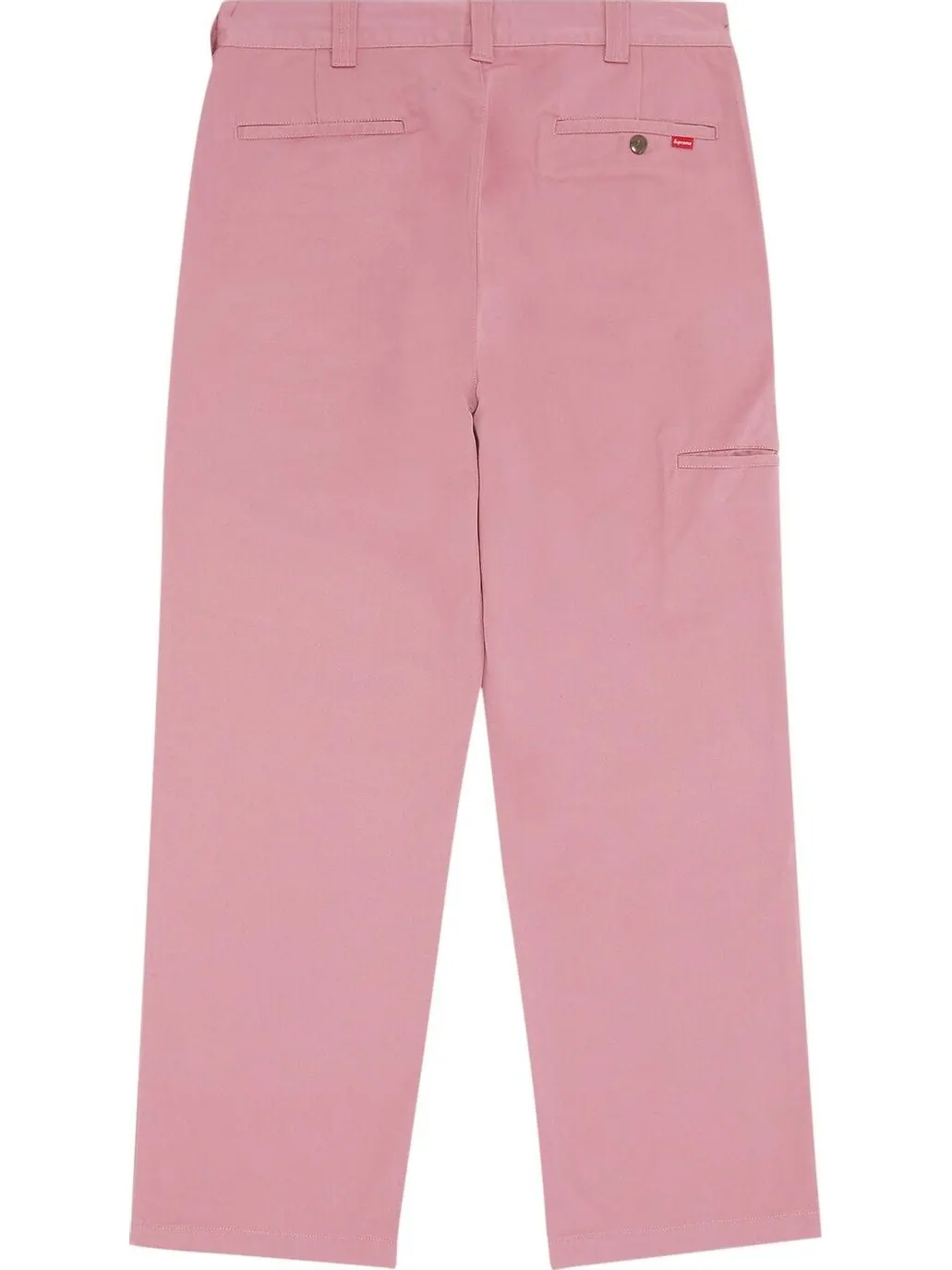 Брюки Supreme Work Pant 'Dusty Pink' — изображение 2 из 3, розовый