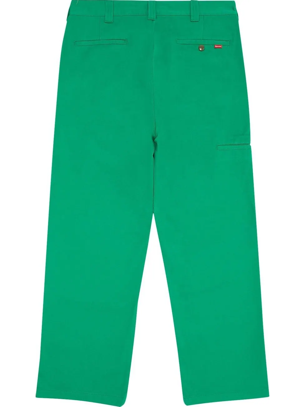 Брюки Supreme Work Pant 'Green' — изображение 2 из 3, зеленый