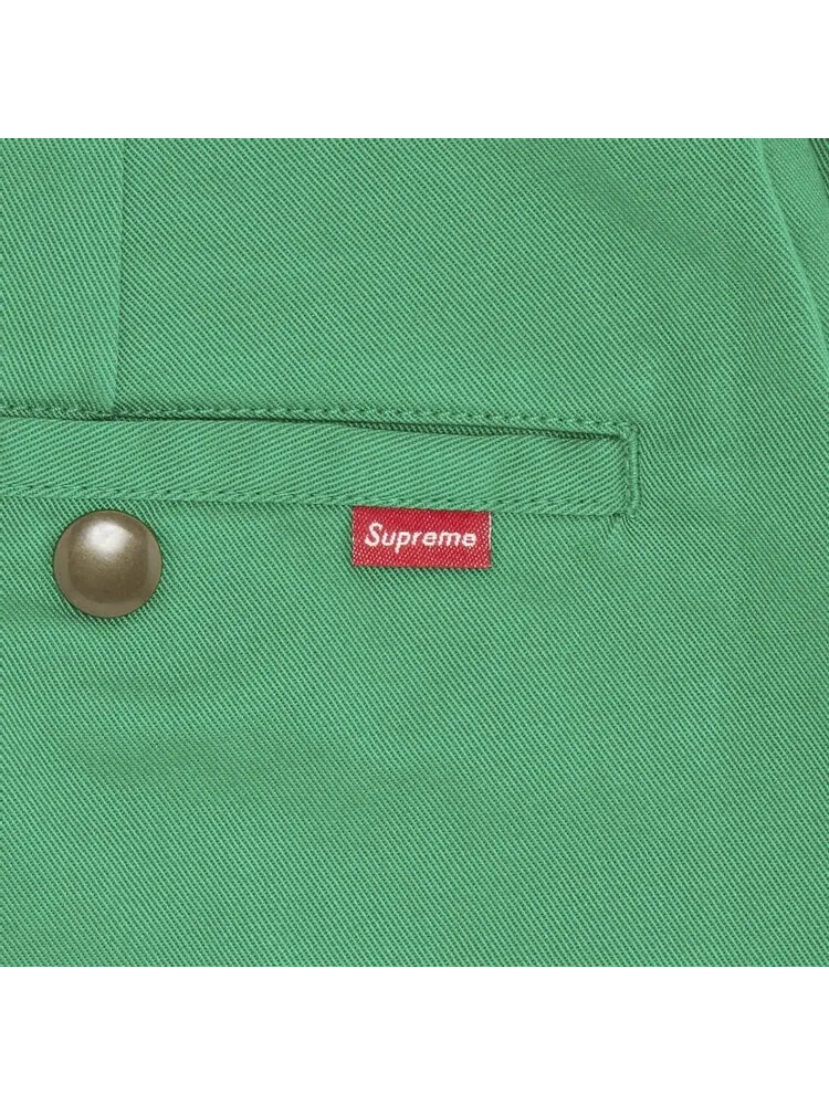 Брюки Supreme Work Pant 'Green' — изображение 3 из 3, зеленый
