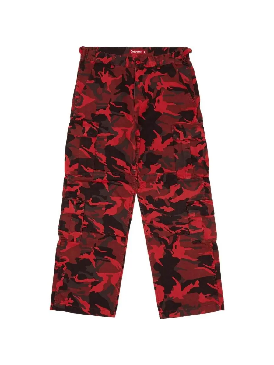 Брюки Supreme Cargo Red Camo — изображение 1 из 3, красный
