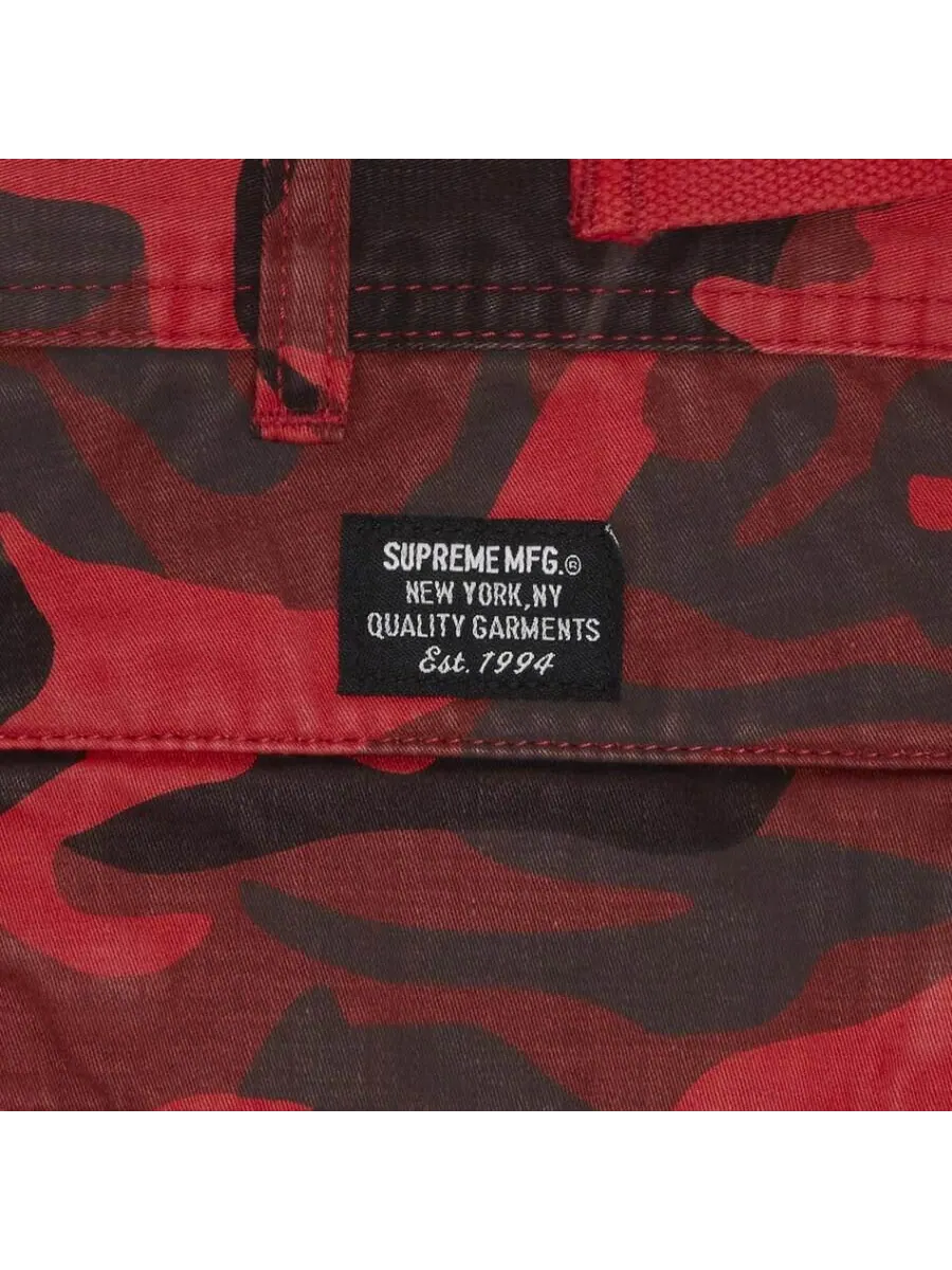 Брюки Supreme Cargo Red Camo — изображение 3 из 3, красный