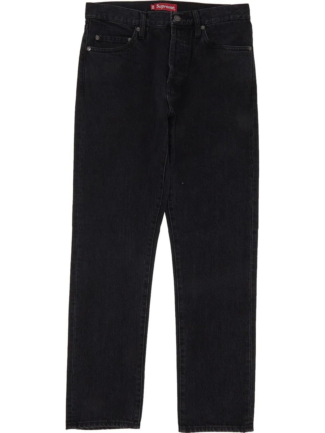 Джинсы Supreme Stone Washed Slim Jean 'Washed Black' — изображение 1 из 3, черный