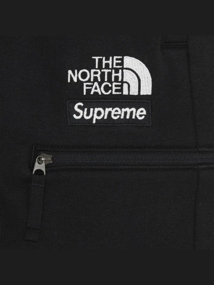 Спортивные брюки Supreme x The North Face Convertible Sweatpant 'Black' — изображение 3 из 3, черный