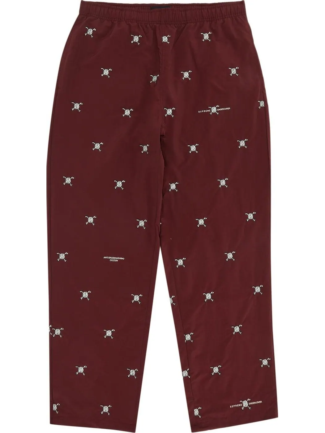 Брюки Supreme x UNDERCOVER Track Pant Burgundy — изображение 1 из 3, красный