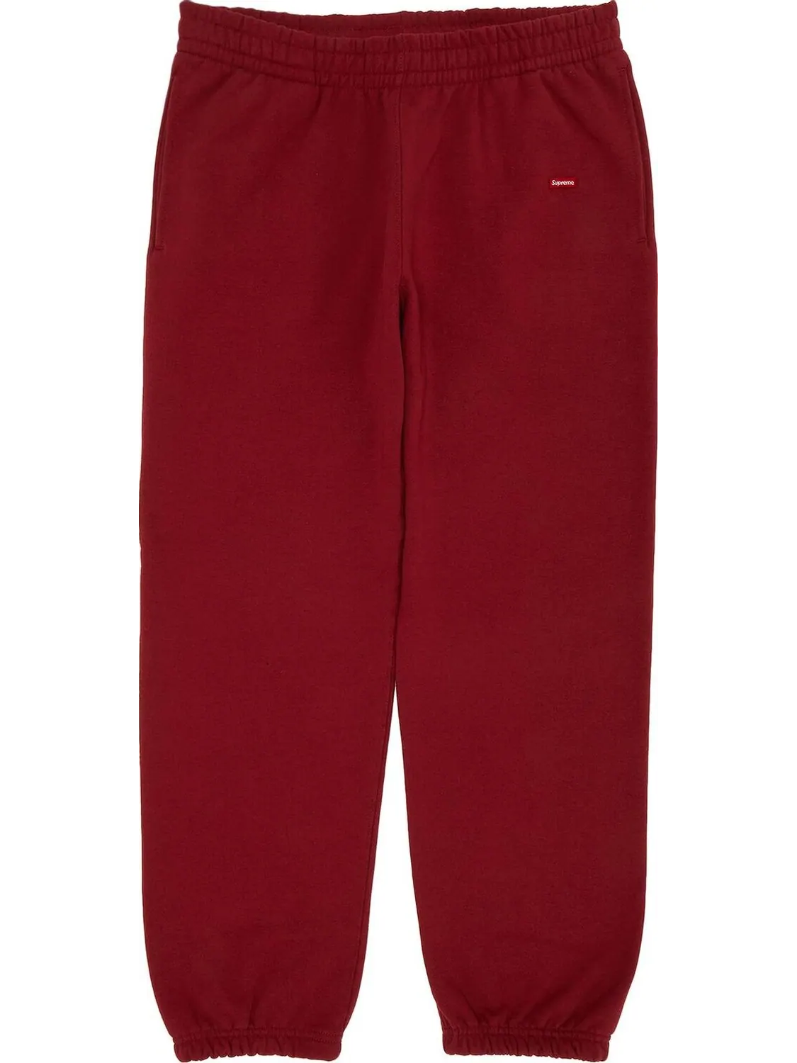 Спортивные брюки Supreme Small Box Sweatpant 'Dark Red' — изображение 1 из 2, красный