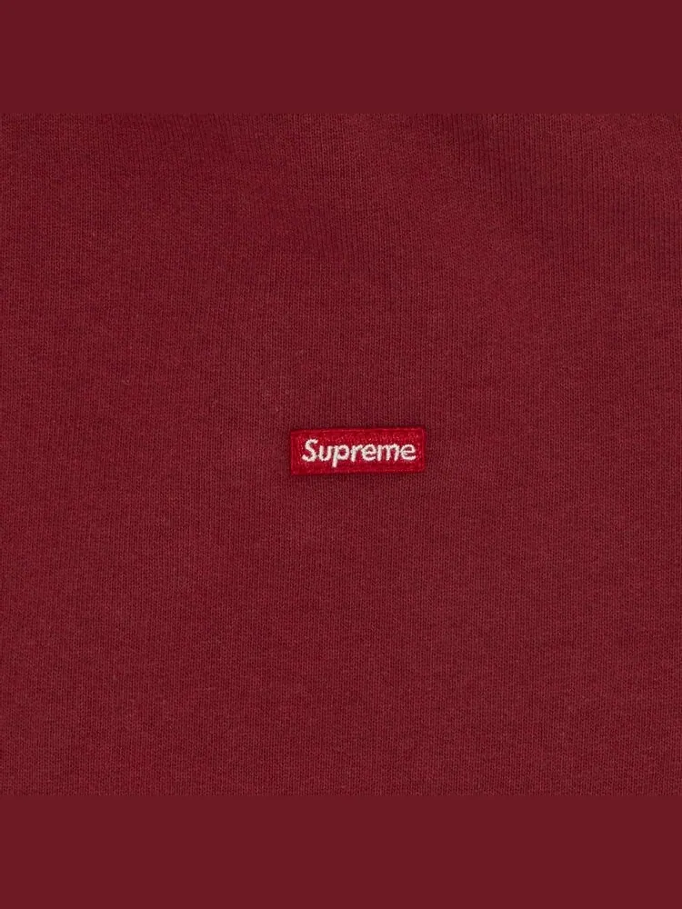 Спортивные брюки Supreme Small Box Sweatpant 'Dark Red' — изображение 2 из 2, красный