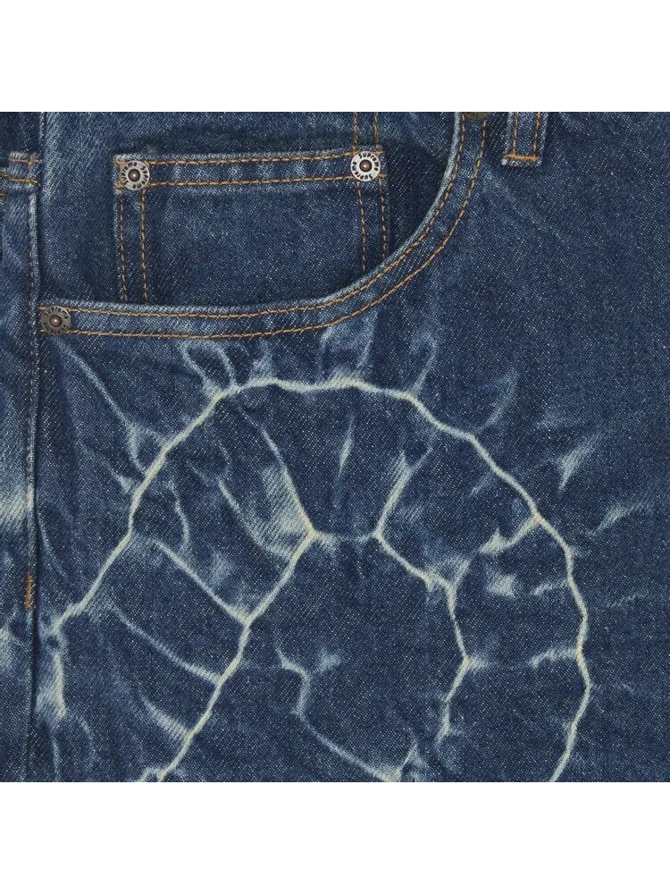 Джинсы Supreme Shibori Loose Fit Jean 'Rigid Indigo' — изображение 3 из 3, синий