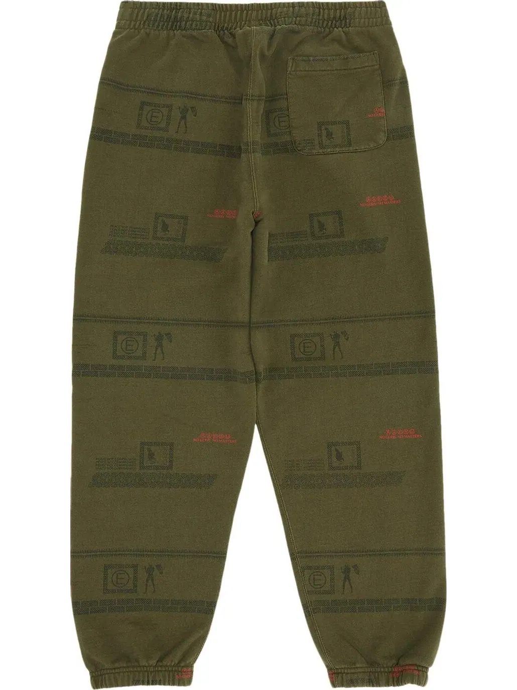 Спортивные брюки Supreme x UNDERCOVER Camo Sweatpant Dark Olive — изображение 2 из 3, зеленый