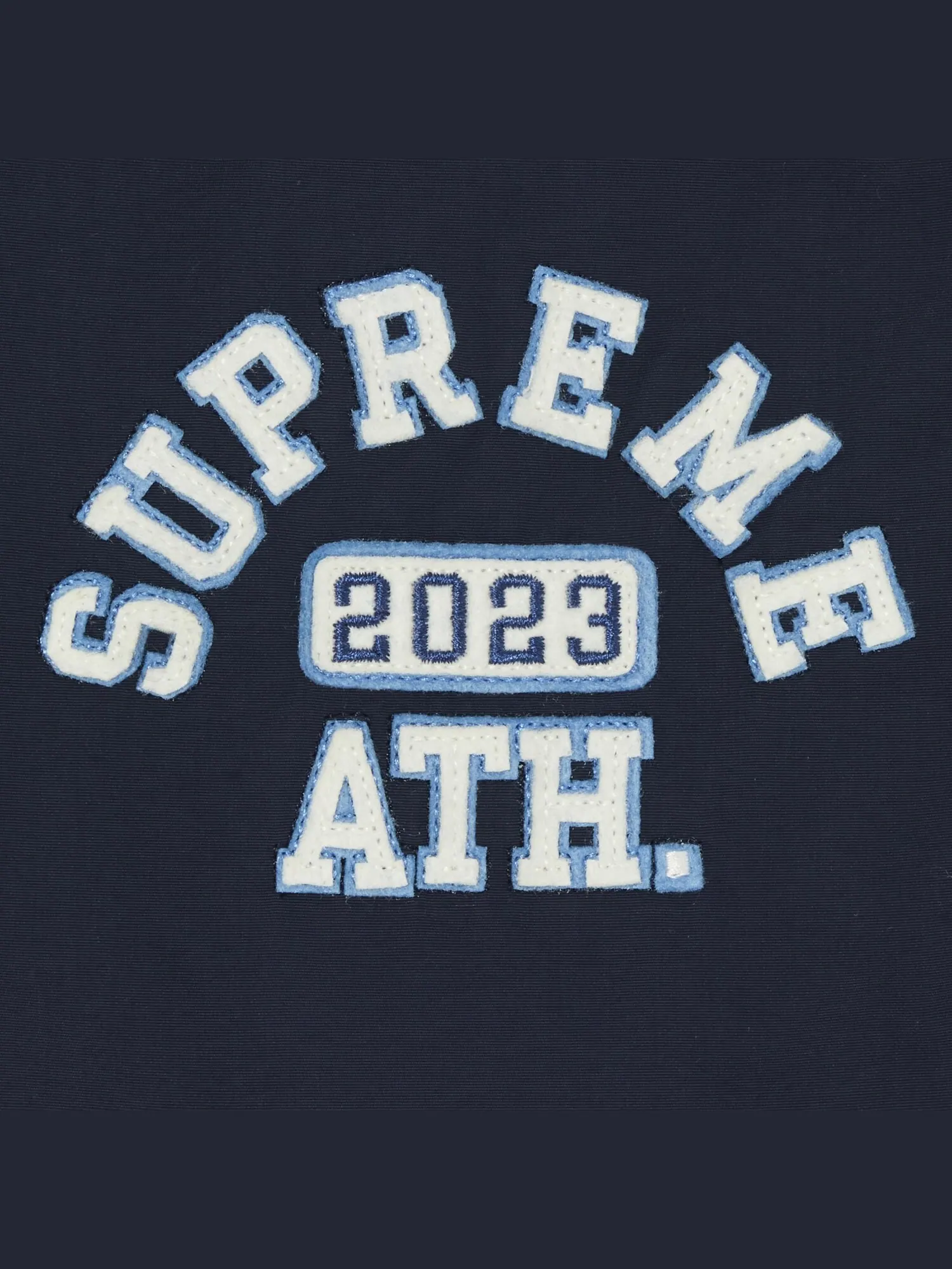 Спортивные брюки Supreme с аппликацией — изображение 3 из 3, синий