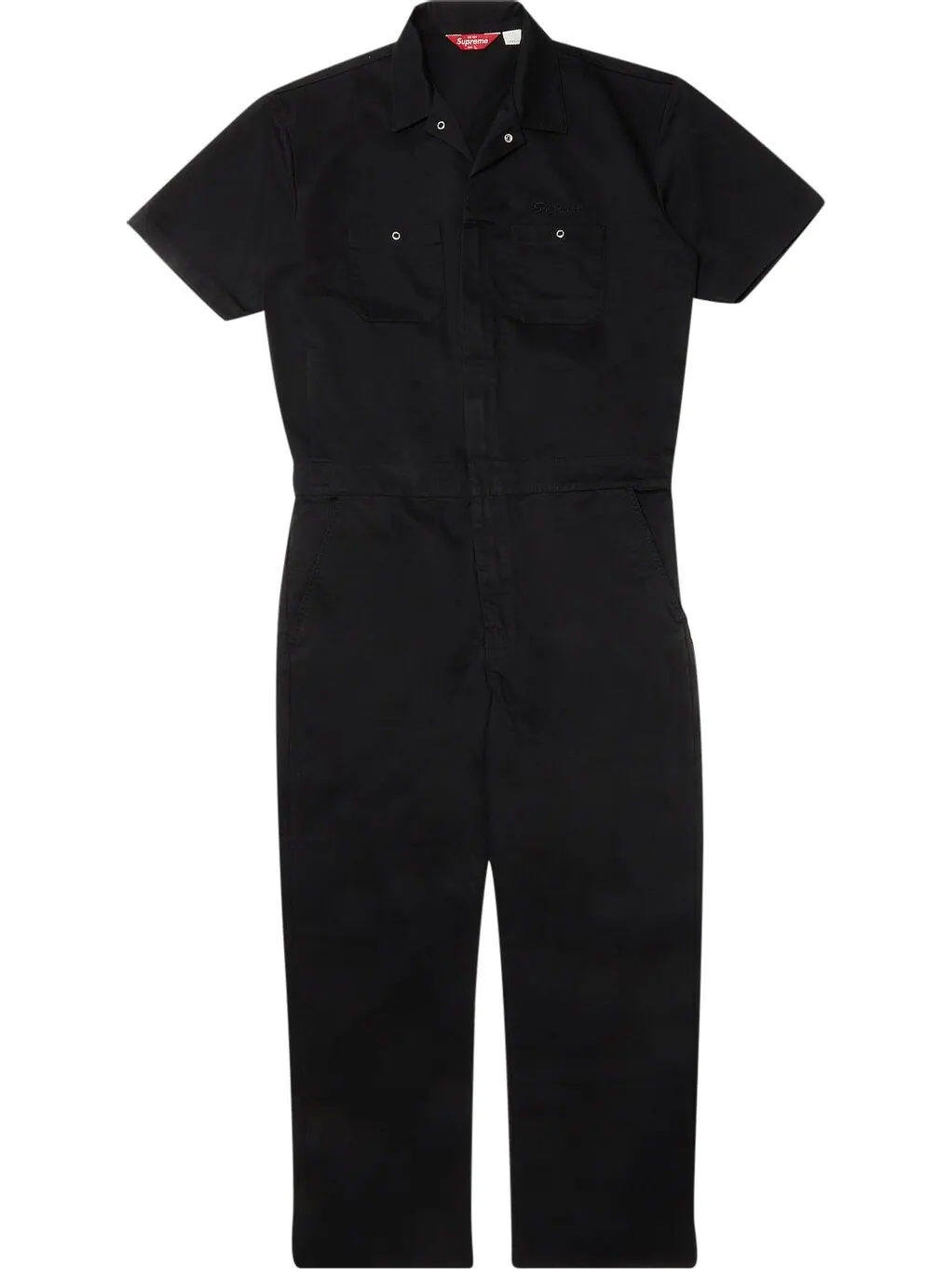 Футболка Supreme Short-Sleeve Coverall 'Black' — изображение 1 из 3, черный