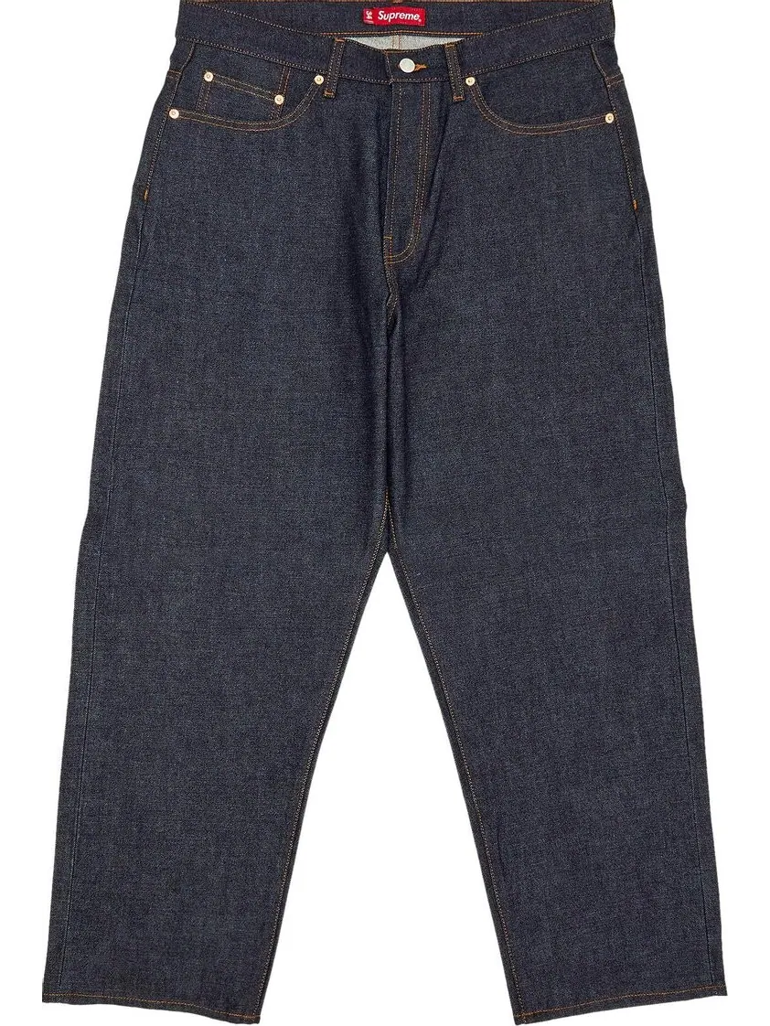 Джинсы Supreme Rigid Baggy Jean 'Rigid Indigo' — изображение 1 из 3, синий
