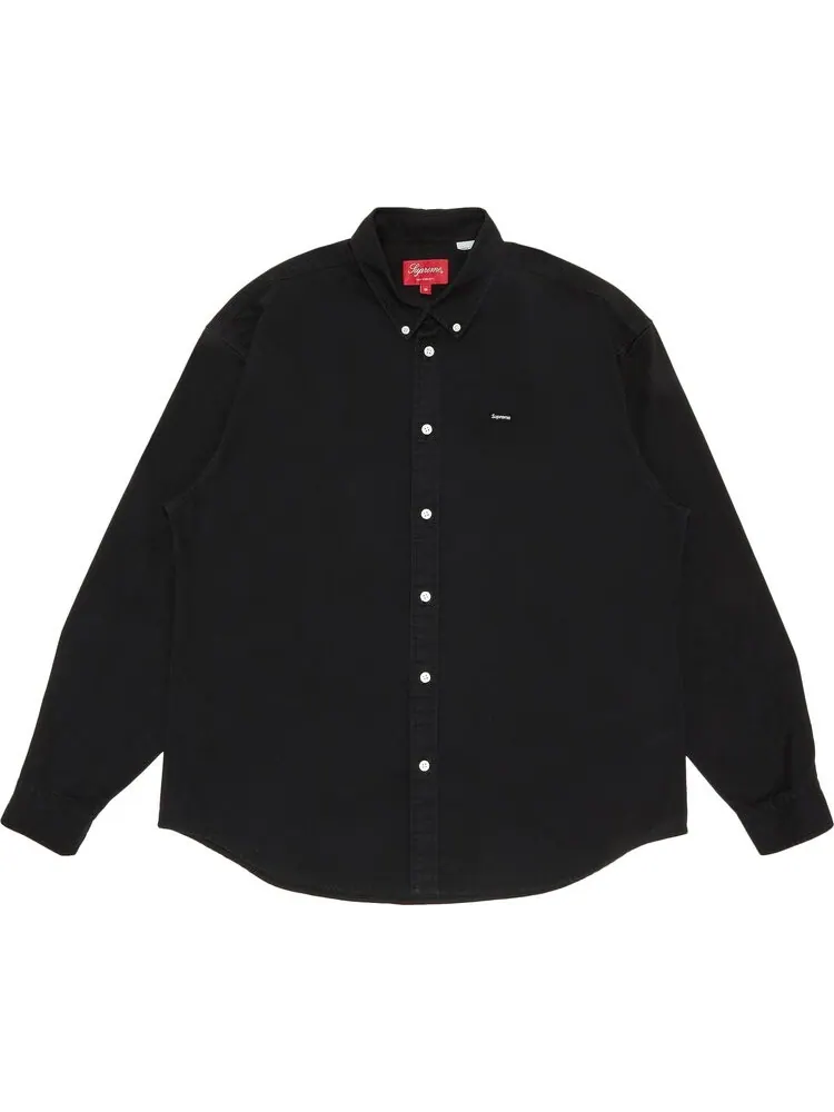 Рубашка Supreme Small Box Shirt 'Black' — изображение 1 из 3, черный