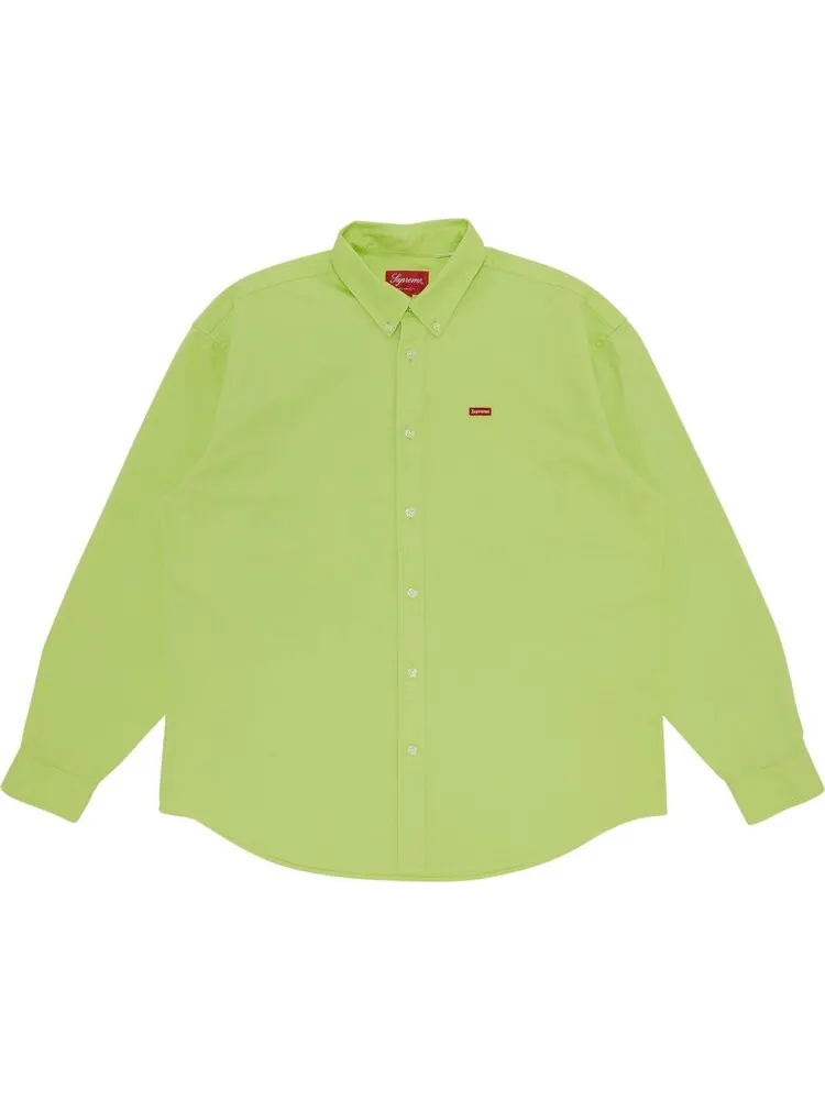 Рубашка Supreme Small Box Shirt 'Bright Green' — изображение 1 из 2, зеленый