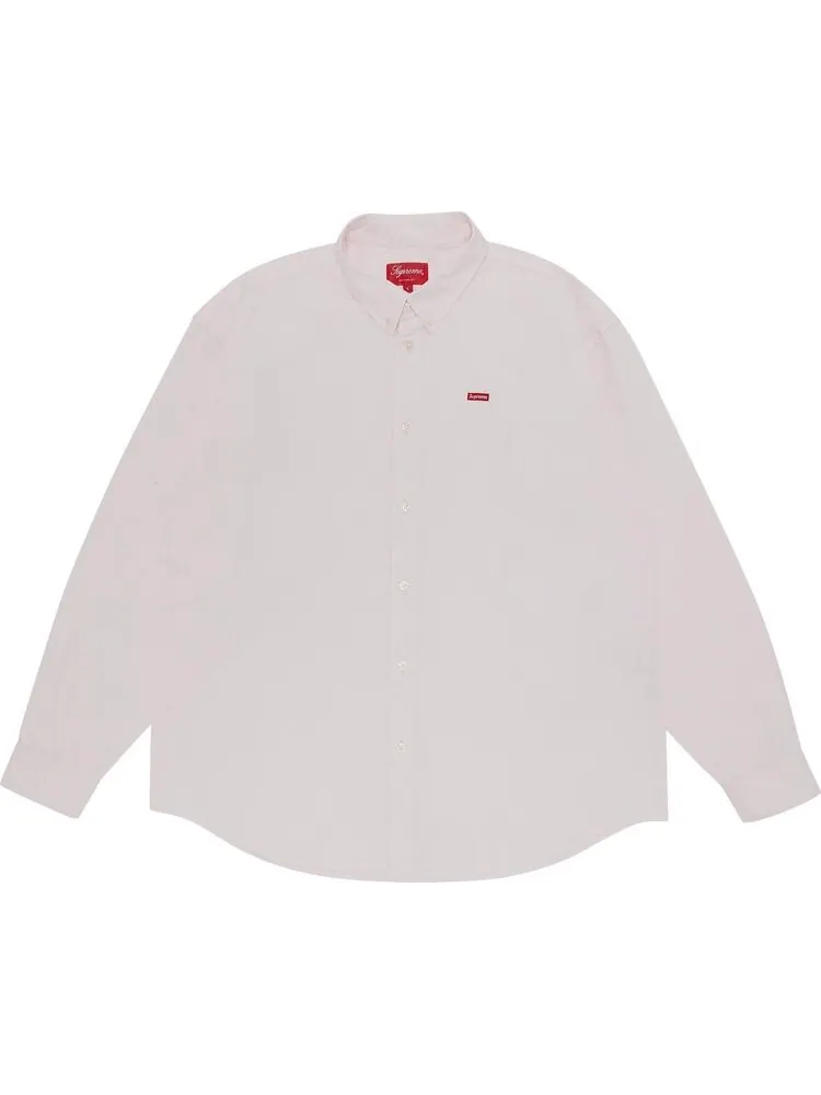 Рубашка Supreme Small Box Shirt 'Pale Pink' — изображение 1 из 3, розовый
