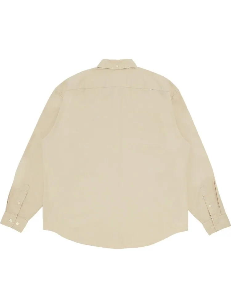 Рубашка Supreme Small Box Shirt 'Stone' — изображение 2 из 3, загар